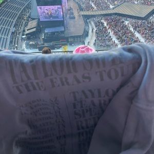 Eras tour blue crewneck